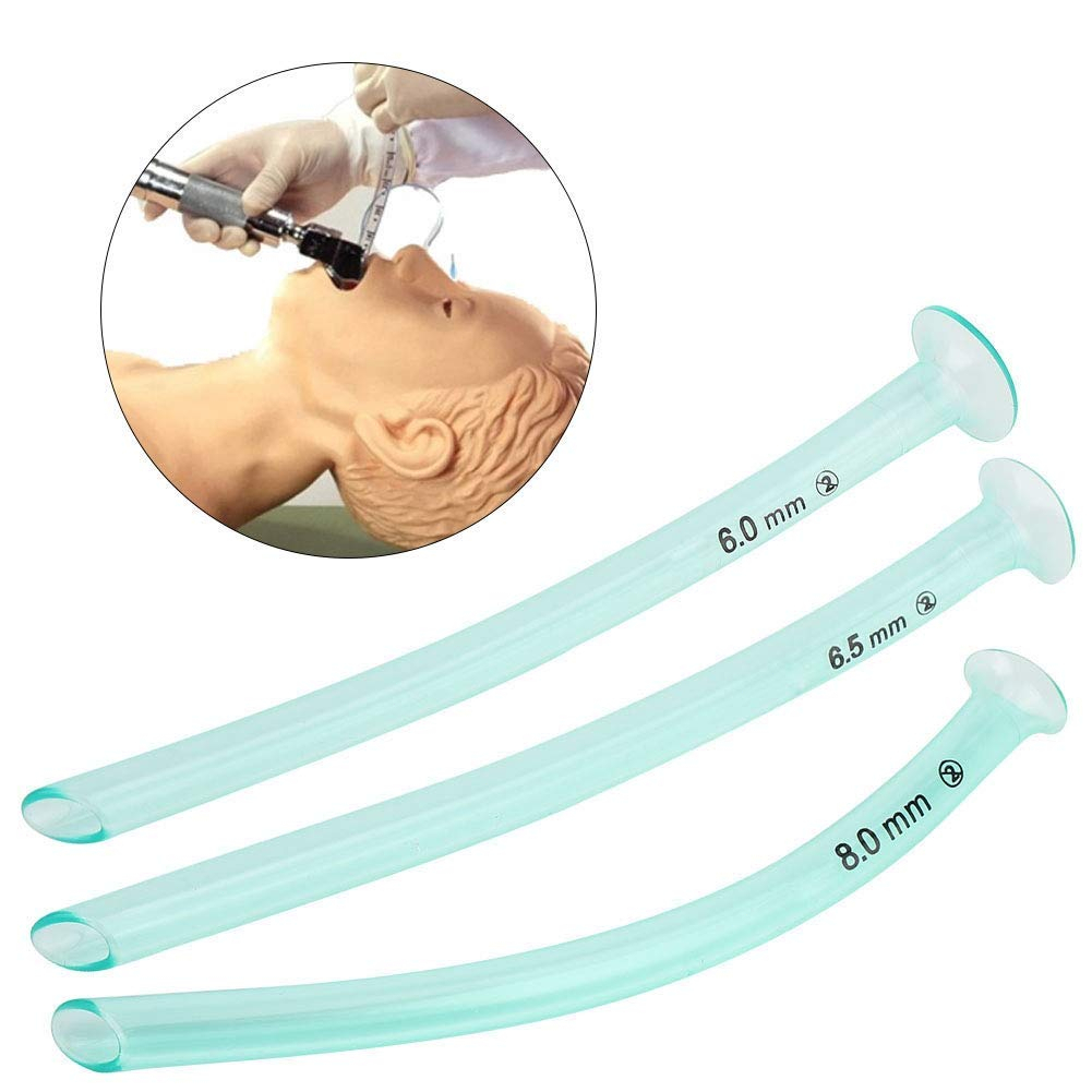 Nasopharyngeal Airway I.D 6.0mm Nasopharyngeal Respiration Tubes PVC Emergency First Aid Untuk Outdoor Perlengkapan P3K