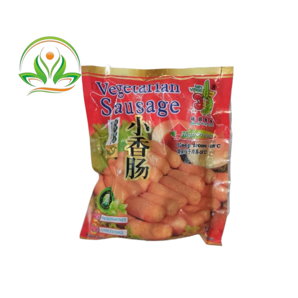 

vegetarian Mr Vege sausage / sosis / xiao xiang chang