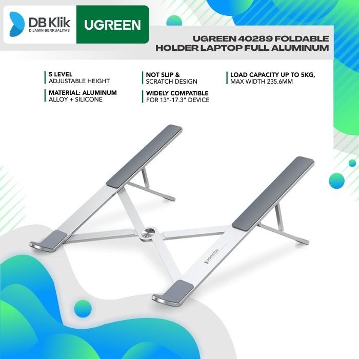 Foldable UGreen 40289 Holder Laptop Full Aluminum - Stand Holder 40289