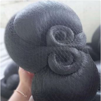 Sanggul wig modern full kepala