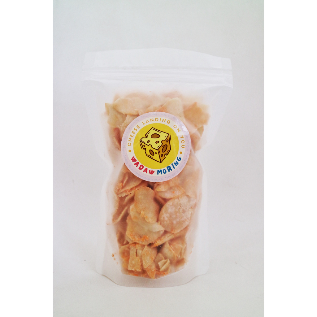 

Cheese Landing On You Wadaw Moring - Jajanan Snack Cimol Kering Keripik Bandung