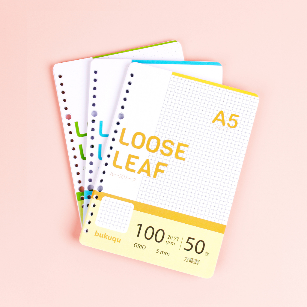 

Loose Leaf A5 100 gsm Rounded - Kertas File by Bukuqu