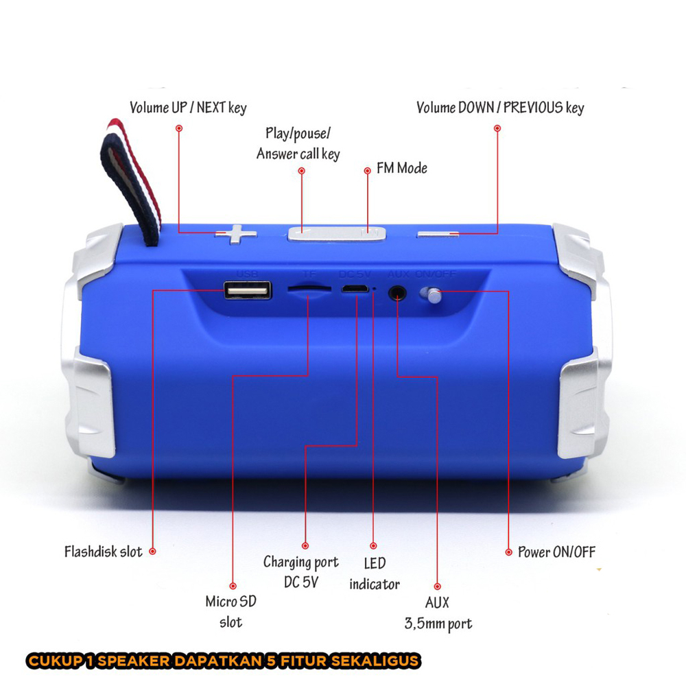 SPEAKER BLUETOOTH JBL T-12 SUPERBASS | MUSIK BOX BLUETOOTH PORTABLE MINI RADIO FM MP3 PLAYER USB FLASDISK SOUND BLUTUT