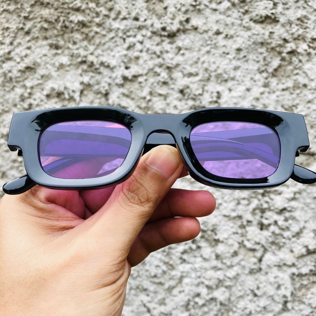 KACAMATA BOLDIE FRAME TEBAL - BLACK PURPLE