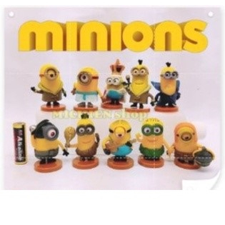 CCA54 Topper Boneka Minions Dekorasi Kue Pesta Ultah Baby shower