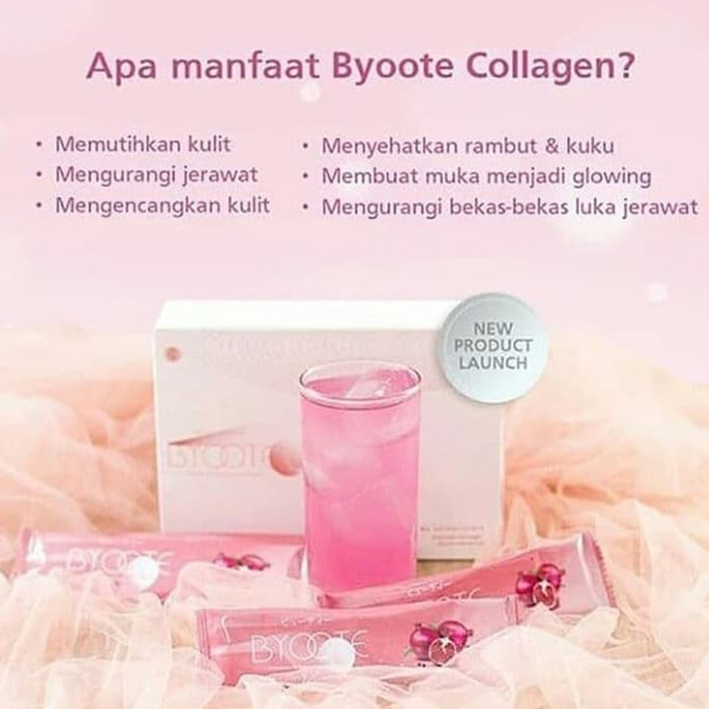 BYOOTE GLUTATHIONE COLLAGEN / BYOOTE COLLAGEN BPOM HALAL