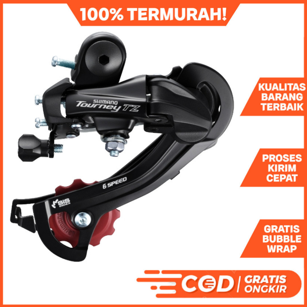 RD Shimano Tourney TZ500 6/7/8 Speed Rear Derailleur Sepeda Lipat MTB Roadbike DLL