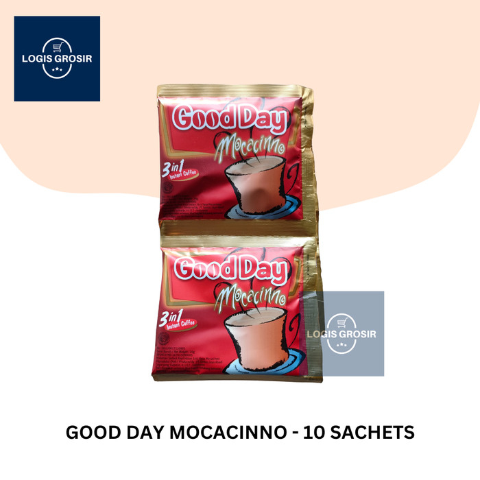 Good Day Mocacinno 1 Renceng/ 10 Pcs / Sachet / Saset / Good Day Merah