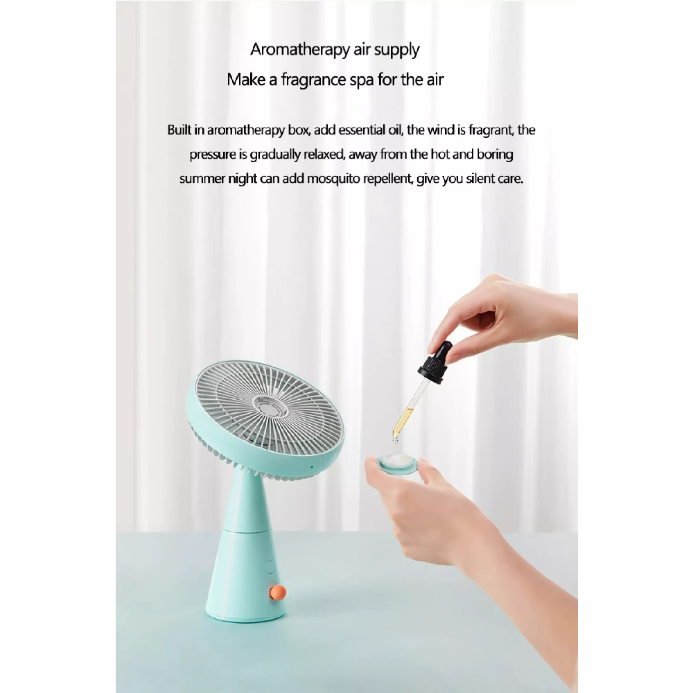 LOFANS M2 - Small Electric Fan - Kipas Meja Portabel 4 Kecepatan