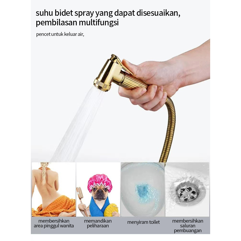 shower kamar mandi satu set 4 Dalam 1 Panas-Dingin Dengan Faucet / set sower kamar mandi tembaga lengkap / Sprayer Faucet Panas Dan Dingin Set Kamar Mandi