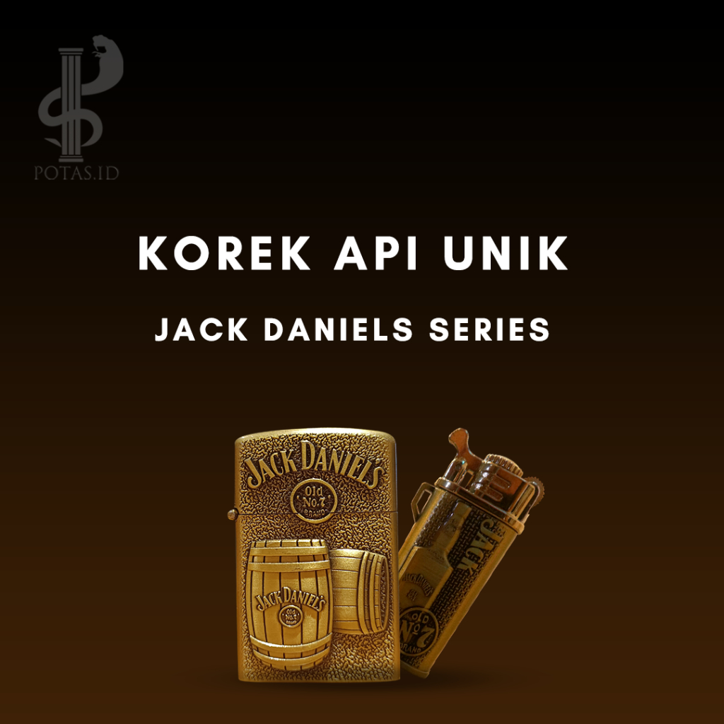 Korek Api Unik Api Bara Ukiran JackDaniels Series