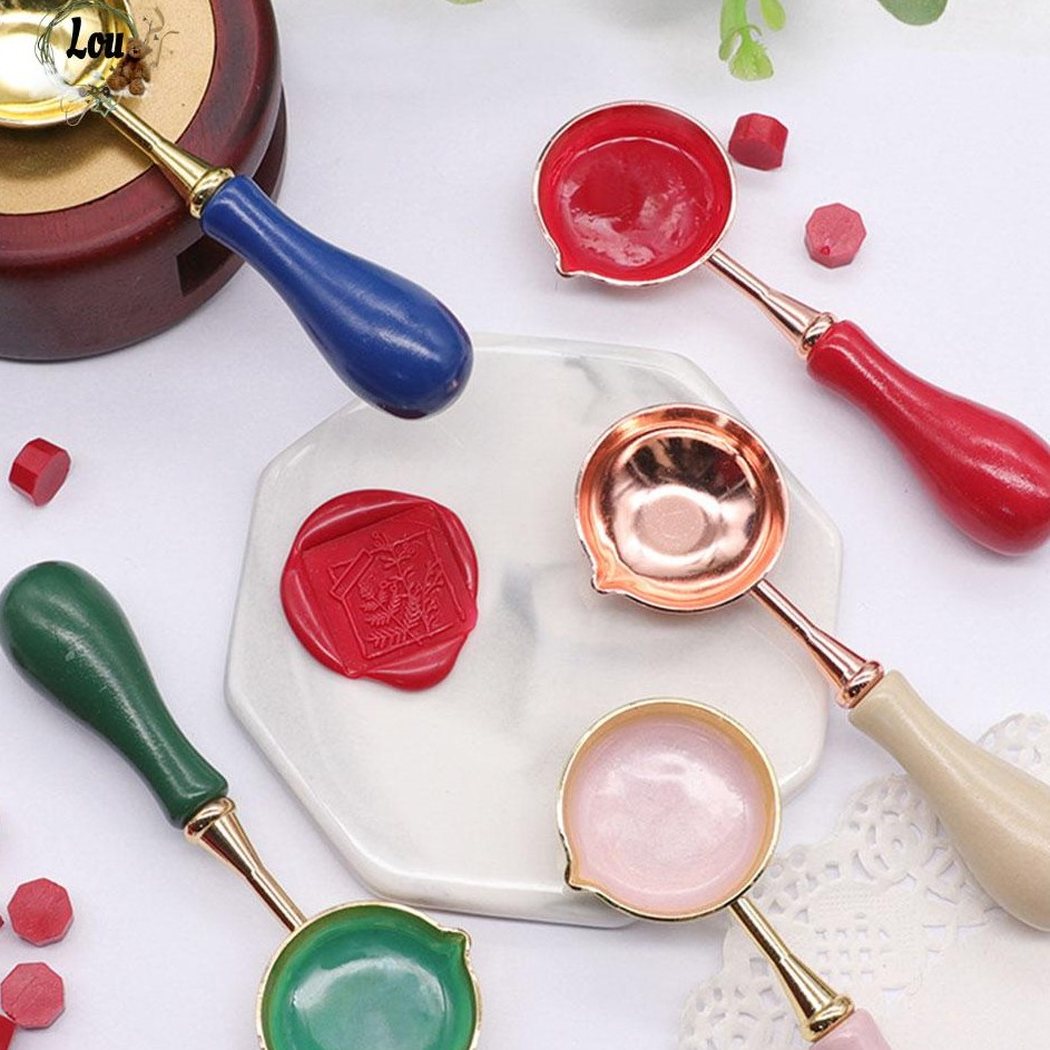 

Wax Seal Stamp Kit | Fire Paint Melting Spoon Sendok Lilin Seal Wax