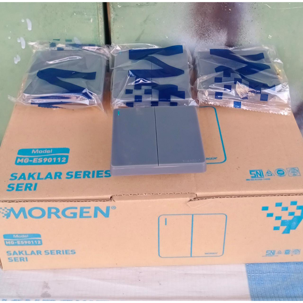 Morgen Saklar IB MGES SERIES MG 90112 Saklar IB Tahan Api Saklar Seri / SNI