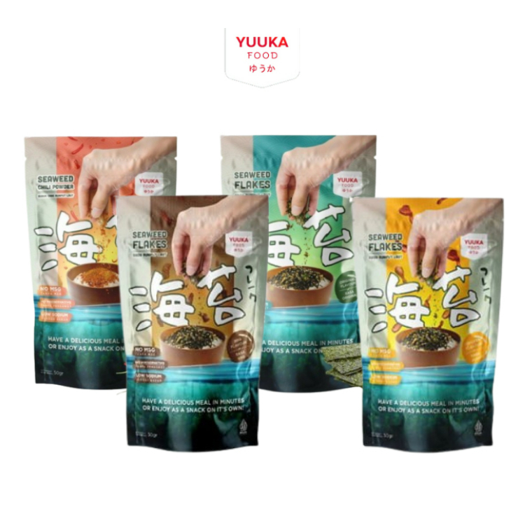 Yuuka Food Seaweed Flakes Abon Rumput Laut 50g