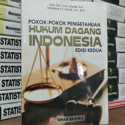 BUKU POKOK POKOK PENGETAHUAN HUKUM DAGANG INDONESIA EDISI 2 - KANSIL [ORIGINAL]