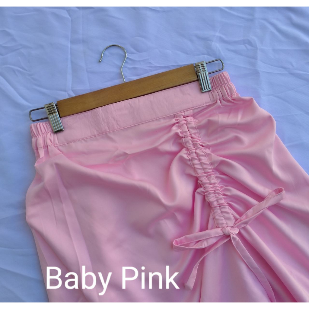 ROK SERUT SATIN /SHASHA SKIRT /ROK SERUT POLOS/ BISA REQUEST PANJANG