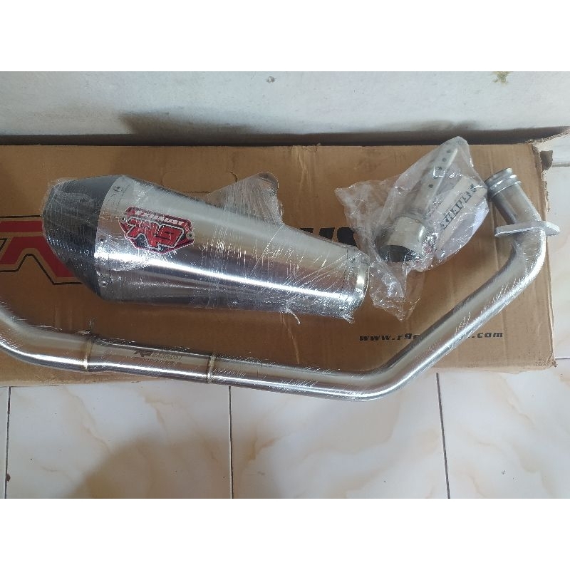KNALPOT FULLSISTEM R9 ZETA ZETTA ORIGINAL (BARU) FOR CBR 150R CBR150R FACELIFT 2016-2023 CB150R NEW 
