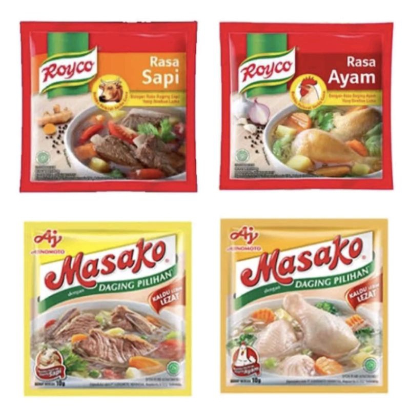 

ROYCO / MASAKO bumbu masak sachet renceng isi 12