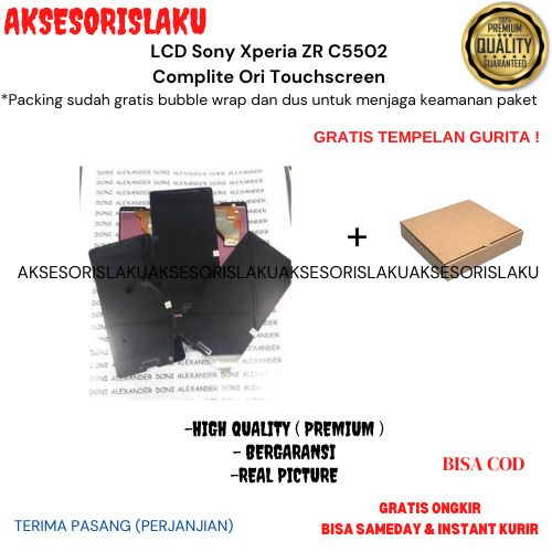 LCD Sony Xperia ZR C5502 Complite Ori Touchscreen
