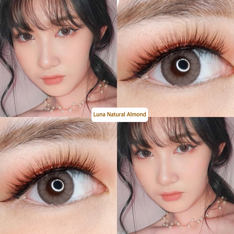 Softlens EOS Luna Natural Cacao / Almond / Aqua / Honey / Maroon Normal Minus Beda Minus