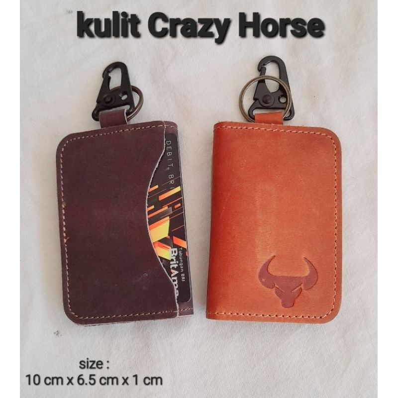 Dompet Stnk Full Kulit Asli Crazy Horse Original