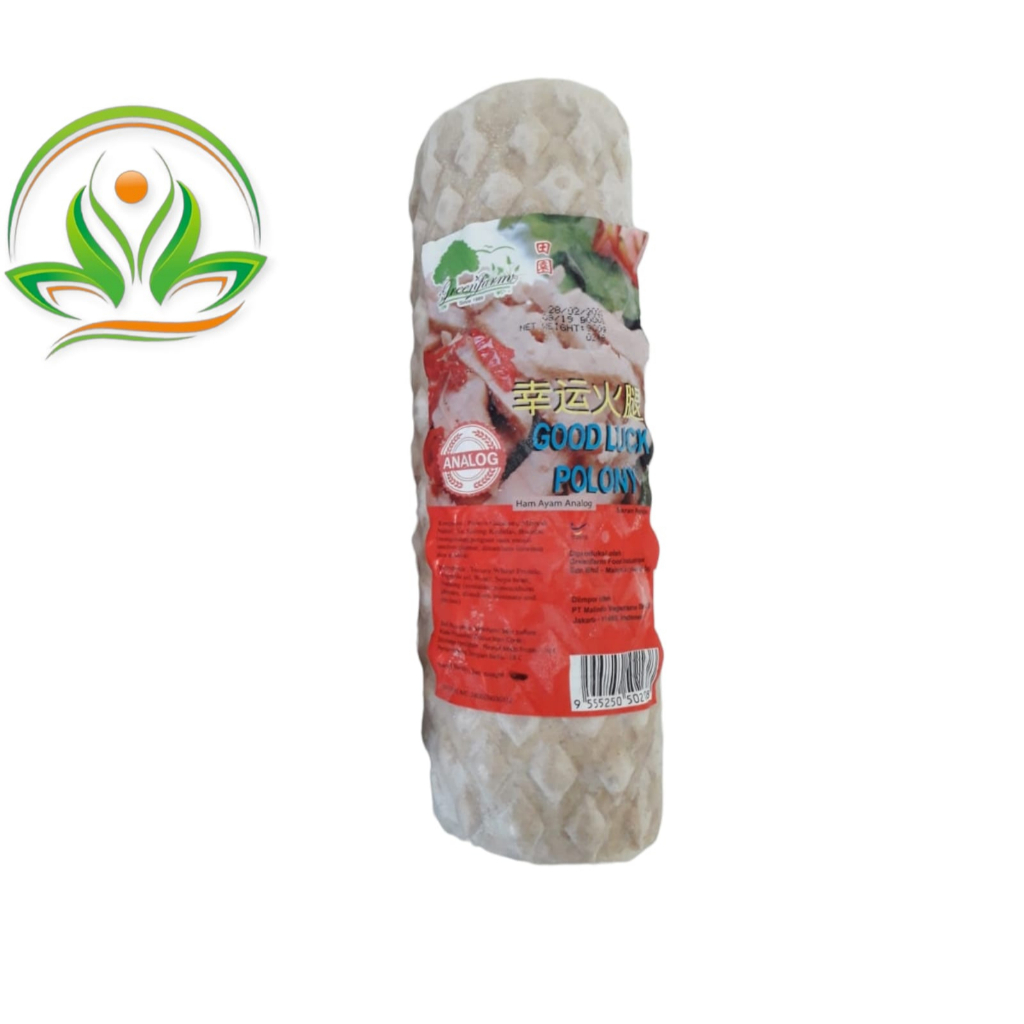 

vegetarian Greenfarm Ham Polony Chicken/ ham putih 900g