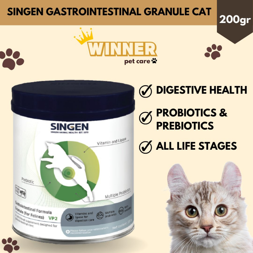 Singen VP2 Gastrointestinal Formula Granule Cat 200gr