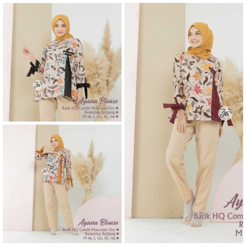 Ayana Blouse Batik Atasan Wanita
