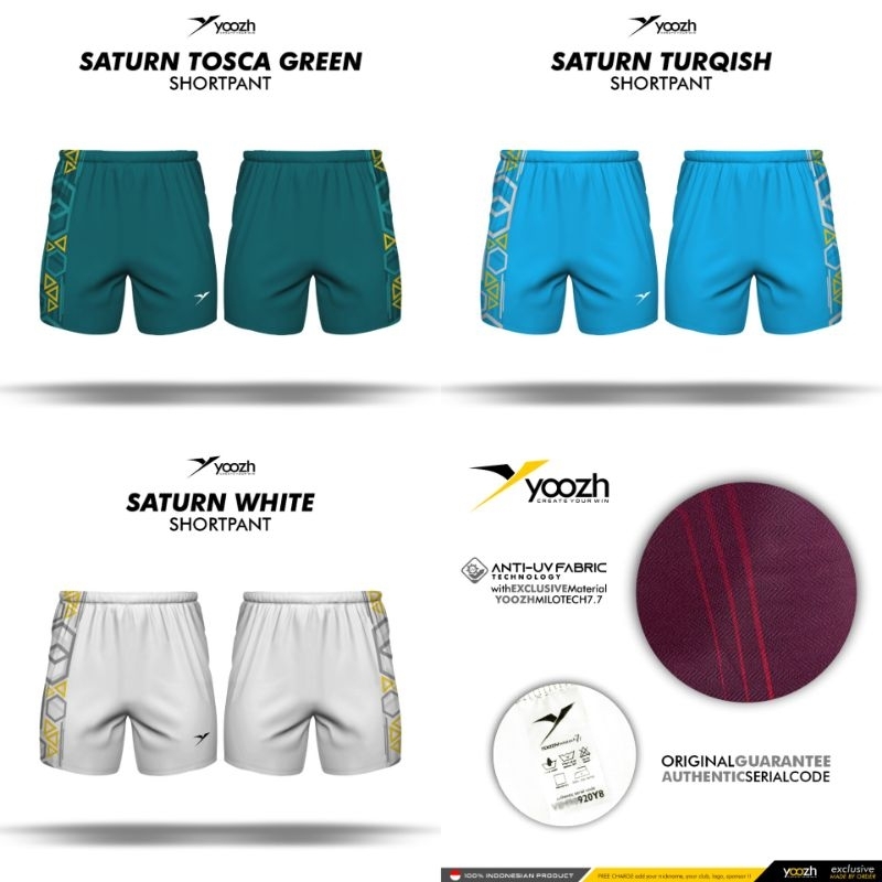 CELANA YOOZH SATURN FULL PRINTING CUSTOM SUBLIM