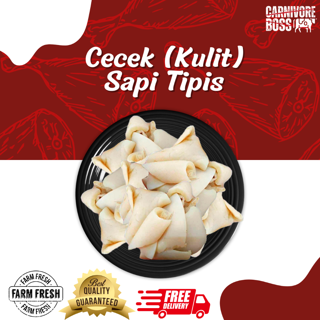 

CECEK SAPI SUPER FRESH 1 KG / CECEK SAPI / CECEK / KULIT SAPI