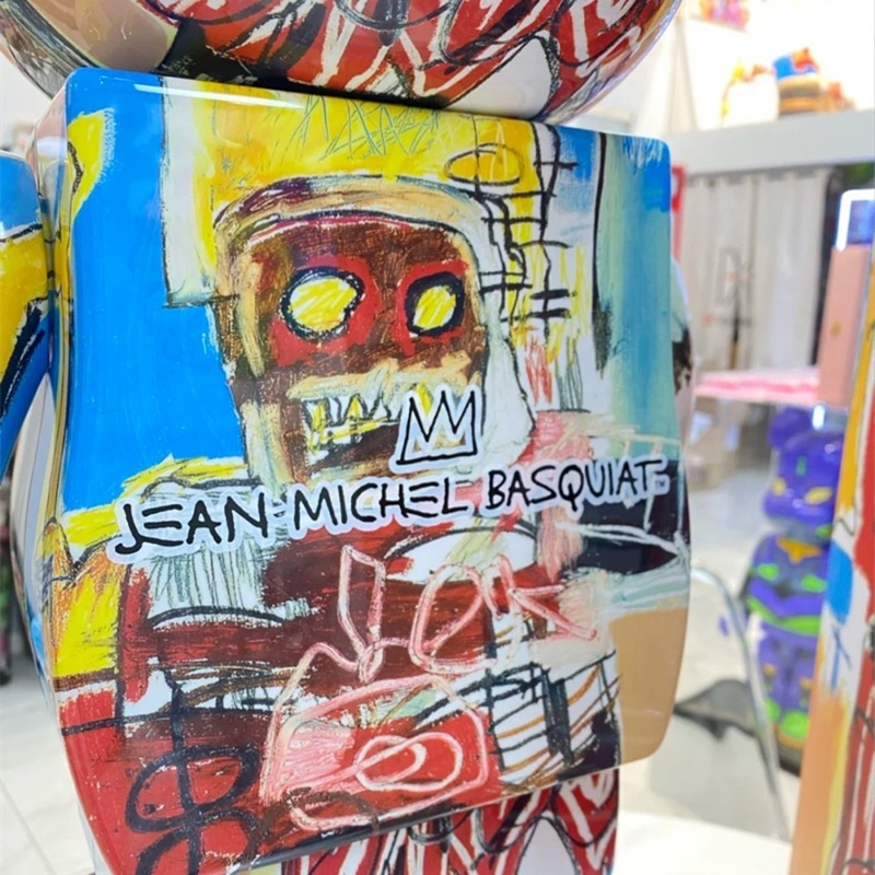 Figure Bearbrick BE@RBRICK Jean-michel Basquiat 400% / 28 cm