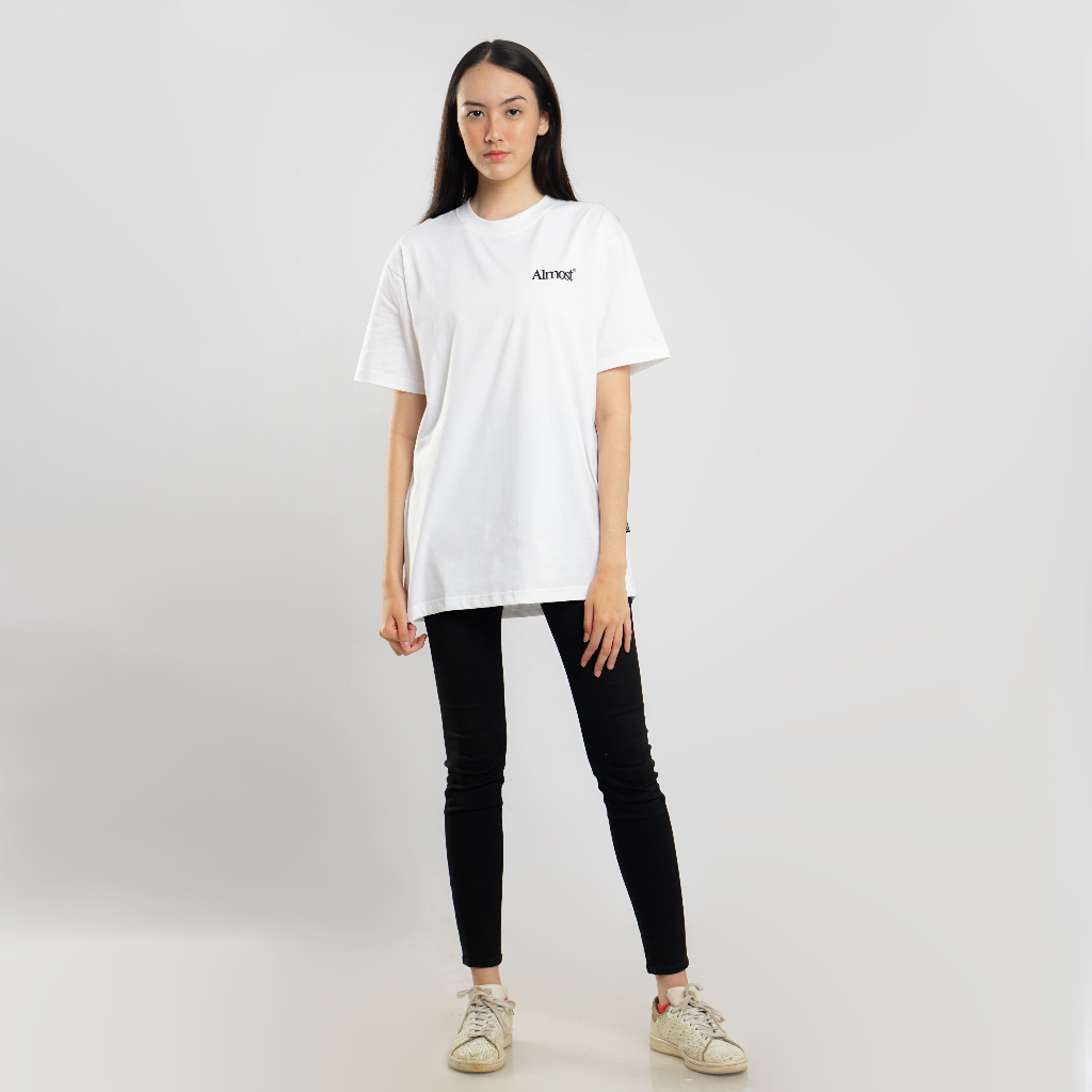 Almost Studio - T-Shirt - Serif - White