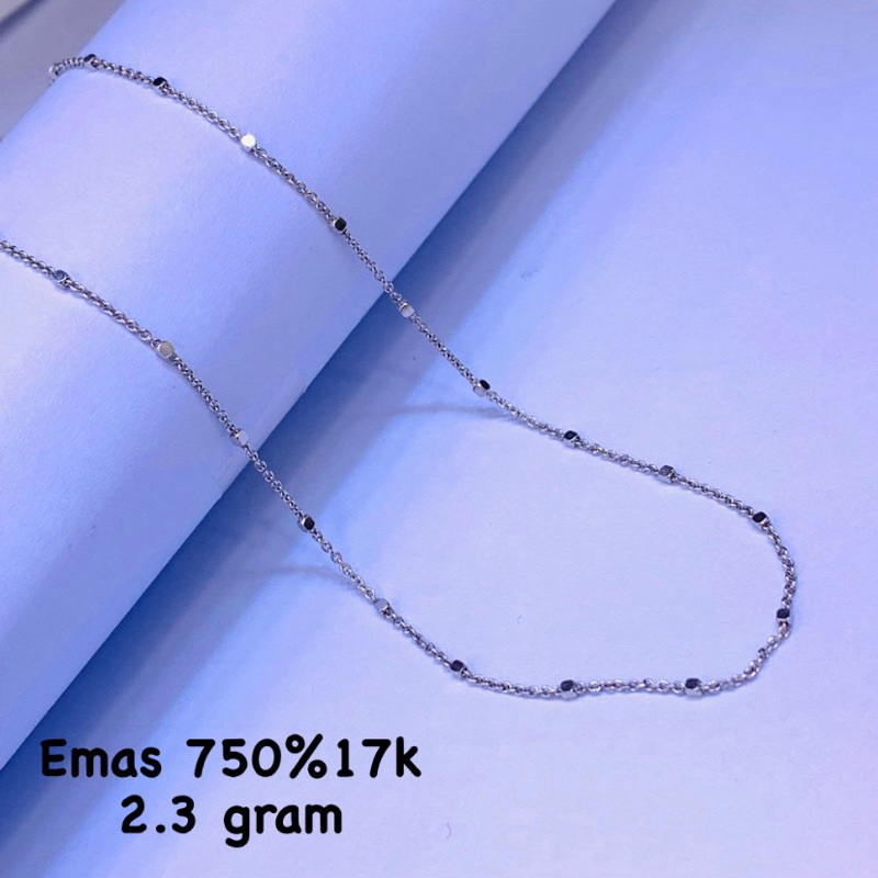 kalung jedar emas 750%