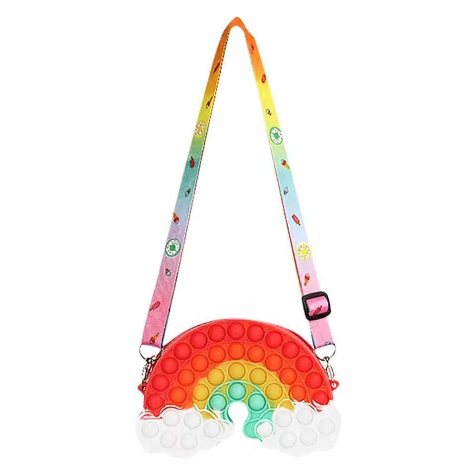 TAS POP IT ANAK PELANGI RAINBOW [SWEETSPACE]