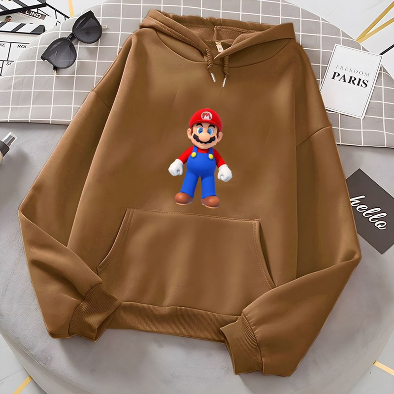 Sweater anak SUPER MARIO hoodie anak 2-10 tahun