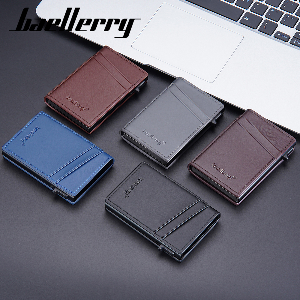 BAELLERRY K9297 Dompet Kartu Pria Bahan Kulit PU Leather Premium WATCHKITE WKOS