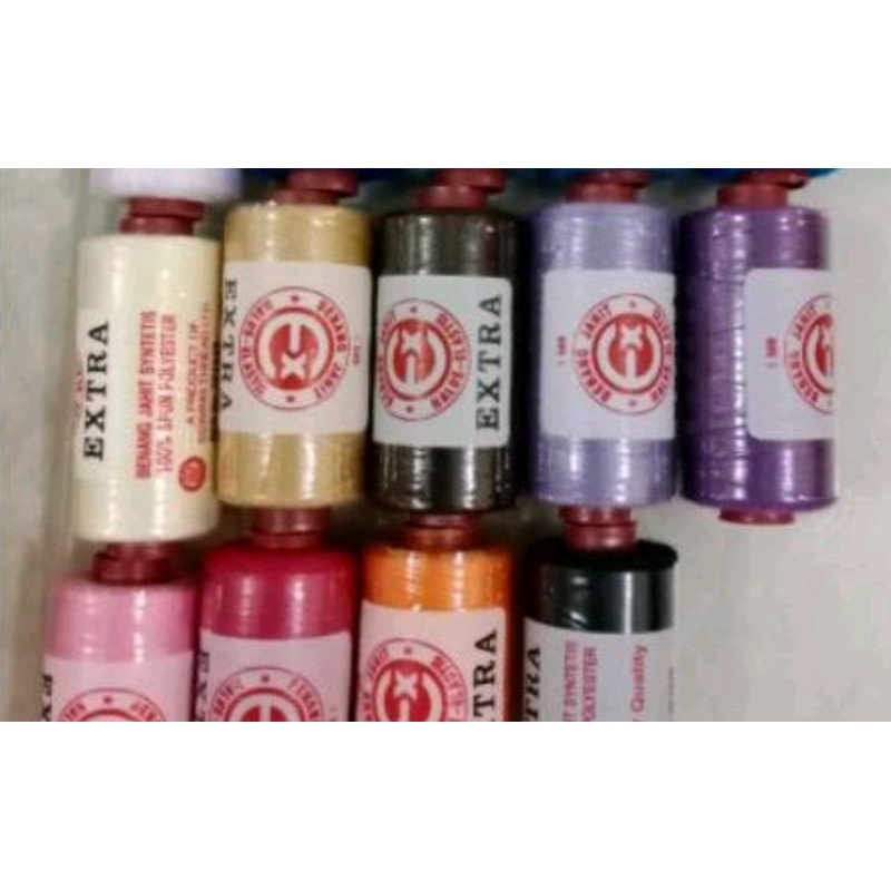 Benang Extra Satuan / Benang Jahit per roll
