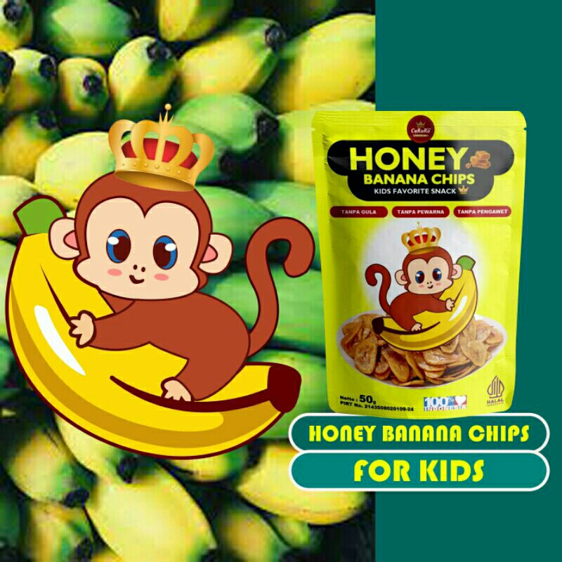 

Honey Banana Chips KIDS Carara 50g