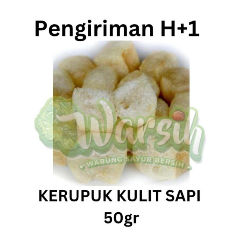 

WARSIH • KERUPUK KULIT 50GR / KRECEK SAPI