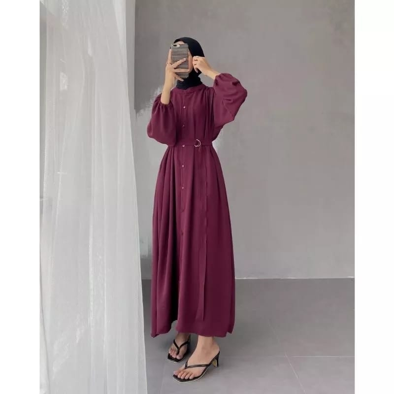 Kesya Dress Wanita Crinkle Airflow High Quality