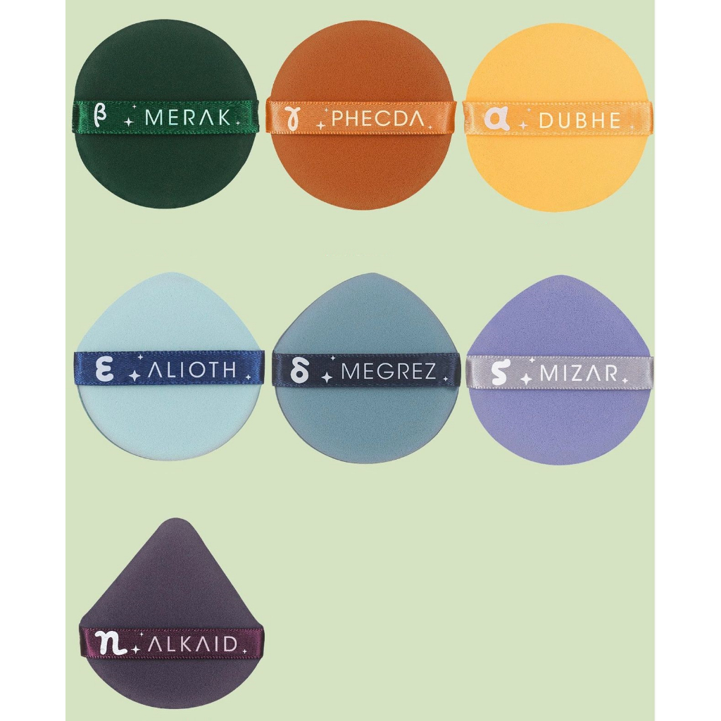 KMN Sponge Bedak Sponge Cushion BB Cream Beauty Powder Puff Foundation Bentuk Bulat Make Up Tools Lembut