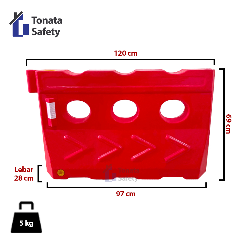 Road Barrier / Water Barrier / Pembatas Jalan