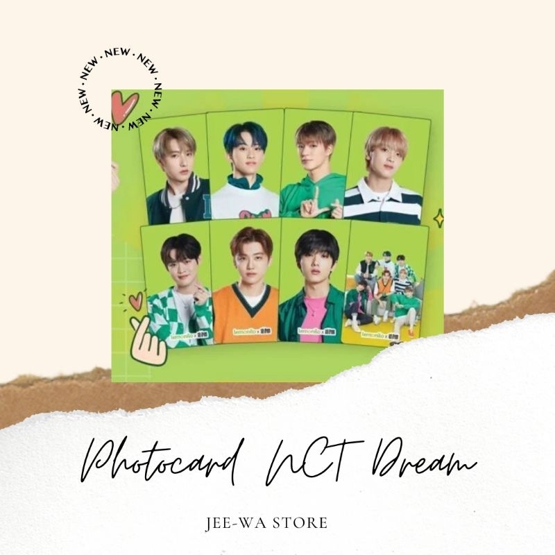 [ JEE - WA] Photocard NCT DREAM - Photocard Lemonilo X NCT Dream