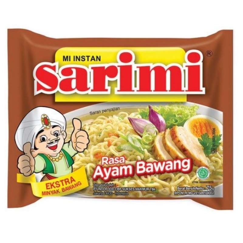 

sarimi ayam bawang 75 gr