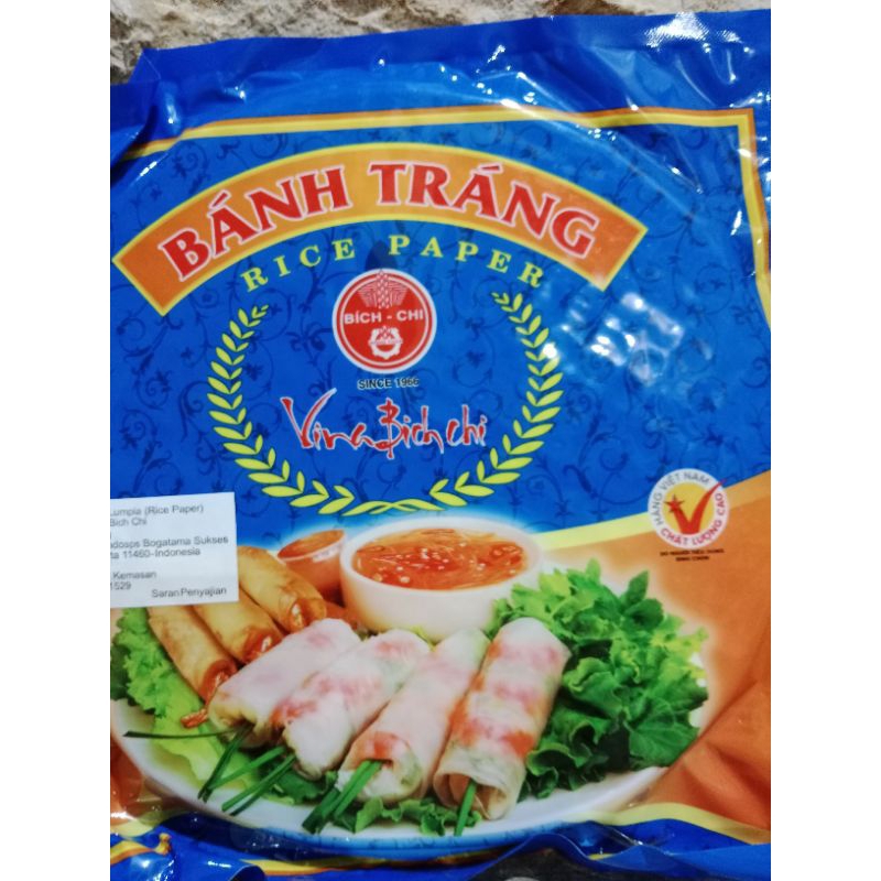 RICE PAPER BANH TRANG 400 GRAM ( KULIT LUMPIA VIETNAM)