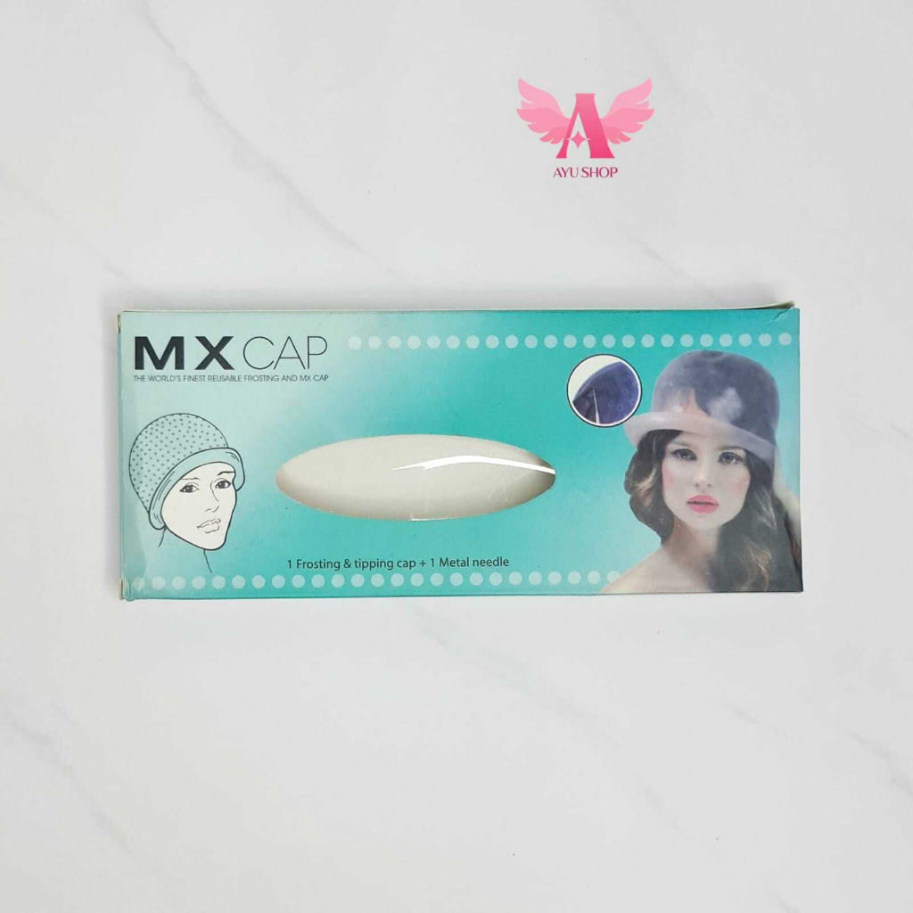 Topi Highlight Karet / Plastik Topi Pewarna Rambut Salon