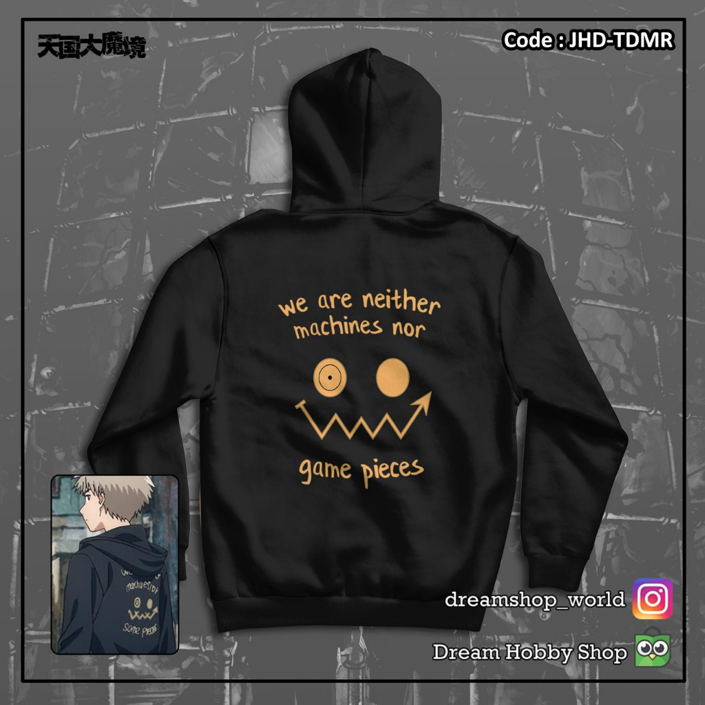 Jaket Zipper Hoodie Anime Tengoku Daimakyou Maru