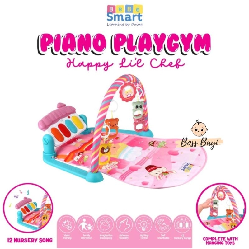 BEBE SMART - Piano Playgym / Baby Piano Playmat