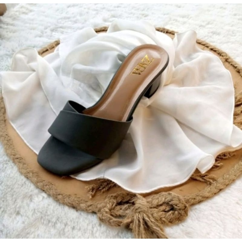 Sandal Heels wanita zara 5cm