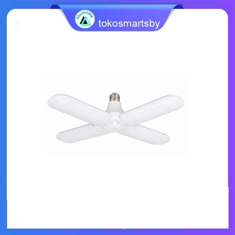 lampu LED 40w model kipas bisa dilipat fan blade